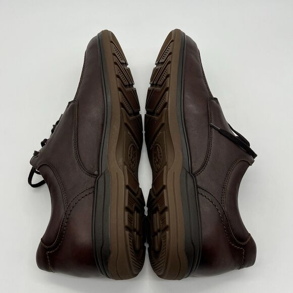 Mephisto Douk Hydro Protect Oxfords US Mens 11.5 Brown‎ Leather Moc Toe Air-Jet Mephisto Douk Hydro PROtect Chestnut Brown | Mercari main image 4